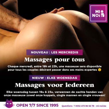 Massages pour tous + après midi gang bang  le Mercredi 14 Janvier 26 - 2443